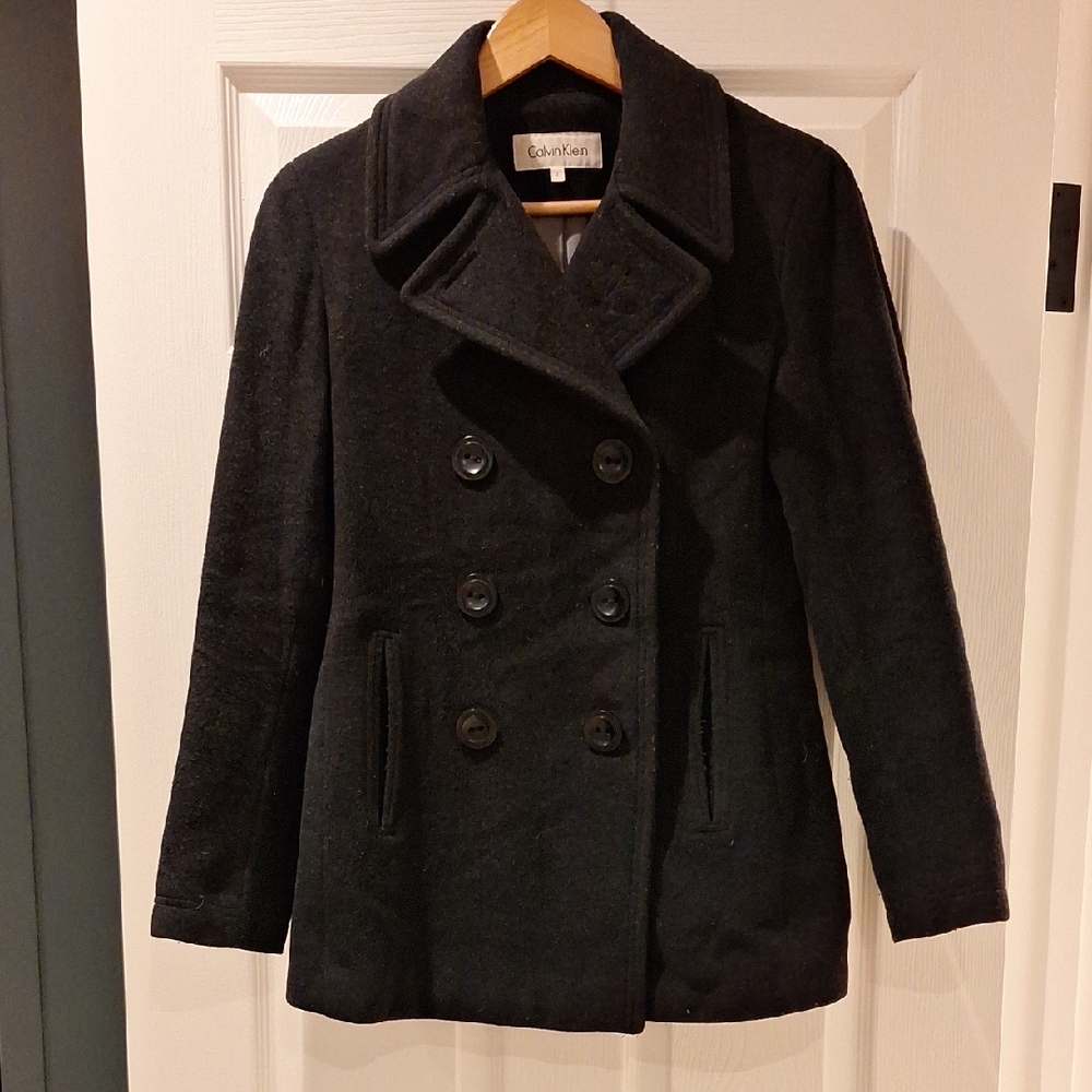 Calvin Klein Women's Dark Gray Peacoat